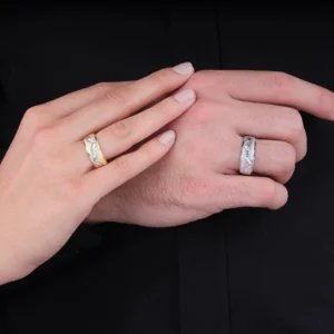 Gümüş Alyans Çift Yüzüğü