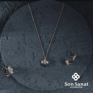 Gümüş Kar Tanesi Set