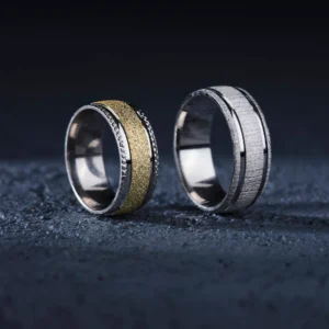 Gümüş Çift Alyans Modeli