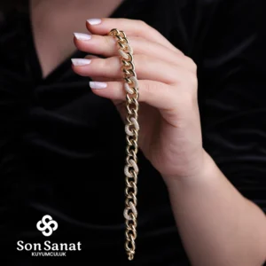 Halloy Altın Modeli Bayan Bileklik