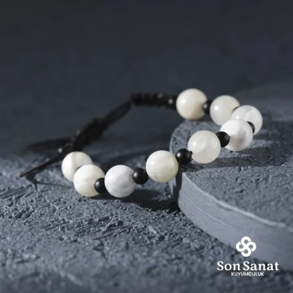 KUVARS TAŞLI TEK SIRA BİLEKLİK