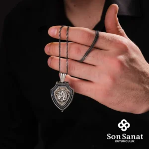 Kalkan Harfli Madalyon Modeli