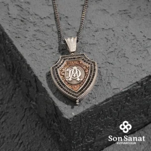 Kalkan Harfli Madalyon Modeli