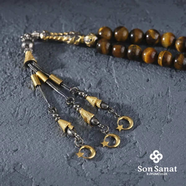 KaplanGözü Gümüş Tesbih