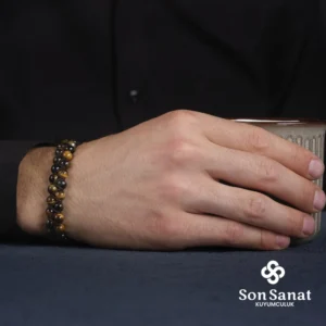 Kaplangözü Taşlı Örgü Bileklik