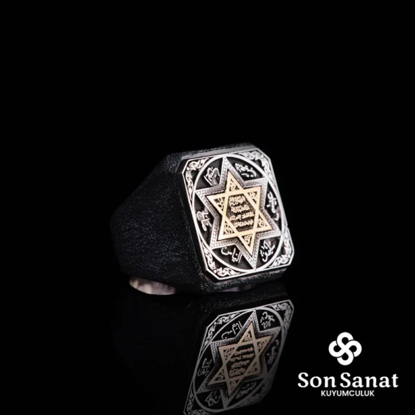 Kare Süleyman Mührü Yüzük