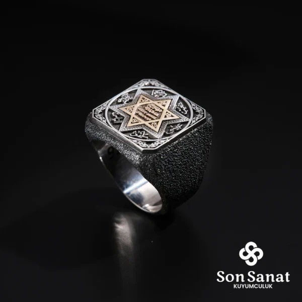 Kare Süleyman Mührü Yüzük