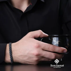 Kazaziye Balık Sırtı Örgü 1000 Ayar Örgü Bileklik