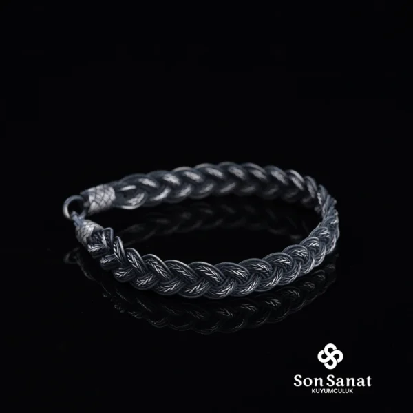 Kazaziye Balık Sırtı Örgü 1000 Ayar Örgü Bileklik