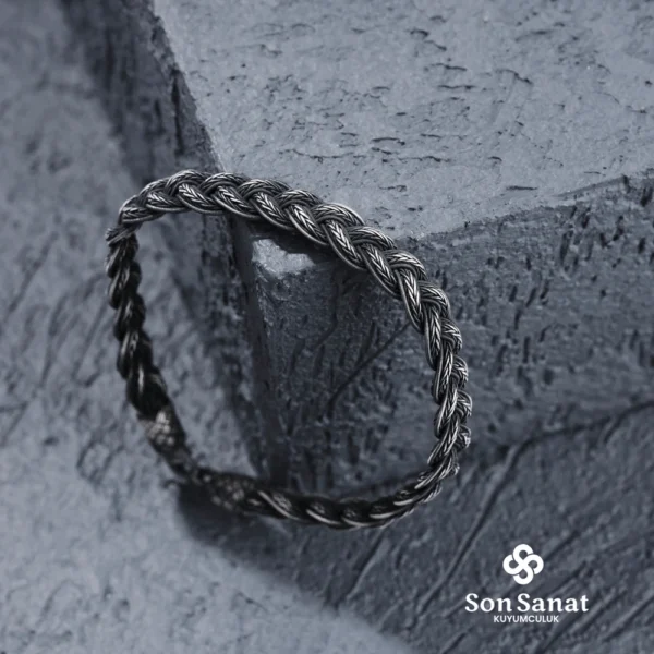 Kazaziye Balık Sırtı Örgü 1000 Ayar Örgü Bileklik