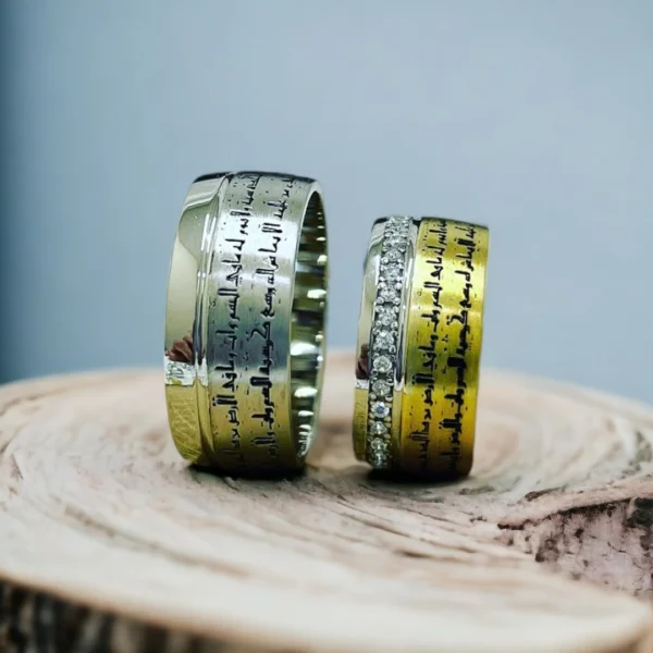 Bay Bayan Eşli Gümüş Alyans