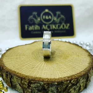 7 mm Makina Gümüş Alyans