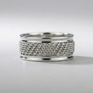 Elişi Örgülü Hasır Alyans Modeli