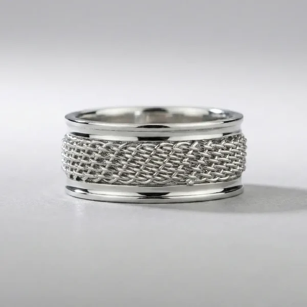 Elişi Örgülü Hasır Alyans Modeli