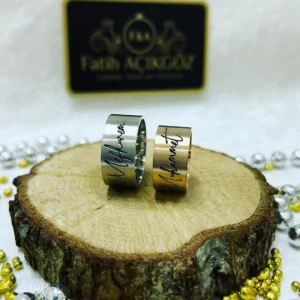 10 mm İsimli Düz Alyans