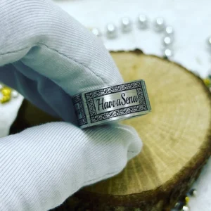 4 İsimli Gümüş Alyans