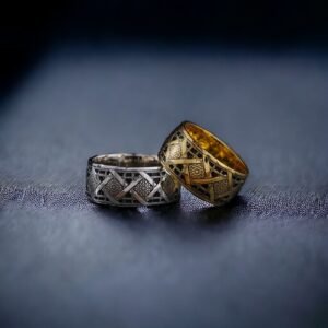 10 mm Bombeli Lazer Çift Alyans