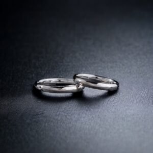 3mm Klasik Gümüş Çift Alyans