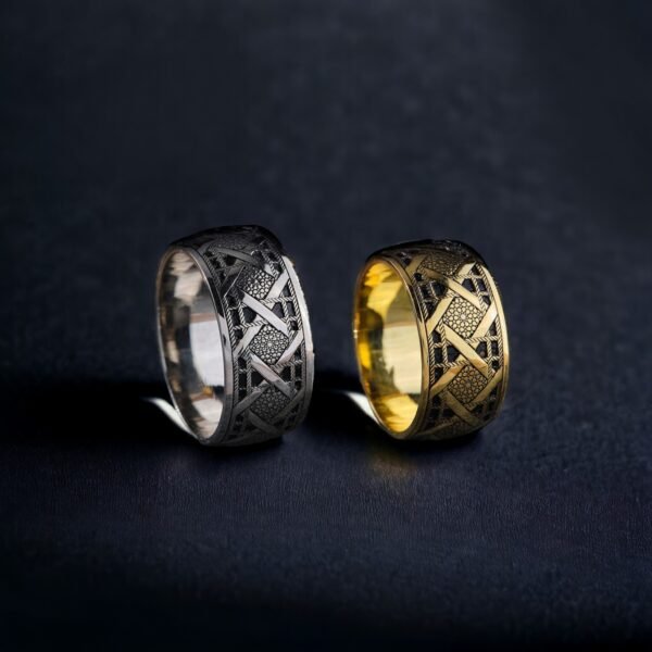 10 mm Bombeli Lazer Çift Alyans