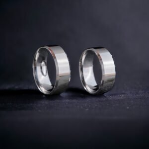 Klasik Gümüş Çift Alyans