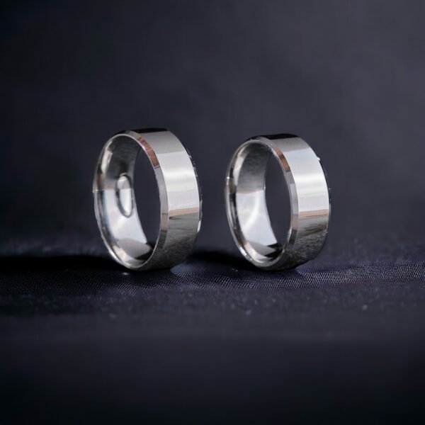 Klasik Gümüş Çift Alyans