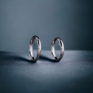 3mm Klasik Gümüş Çift Alyans