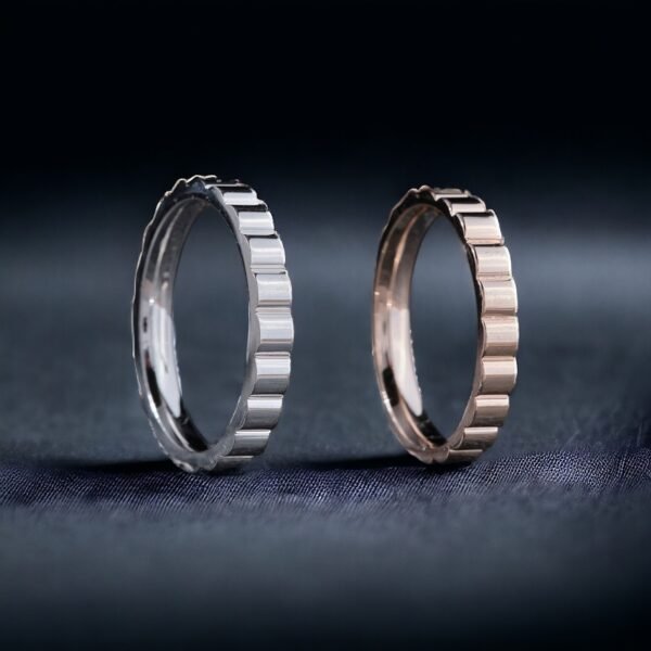 Çiçek Gümüş Çift Alyans