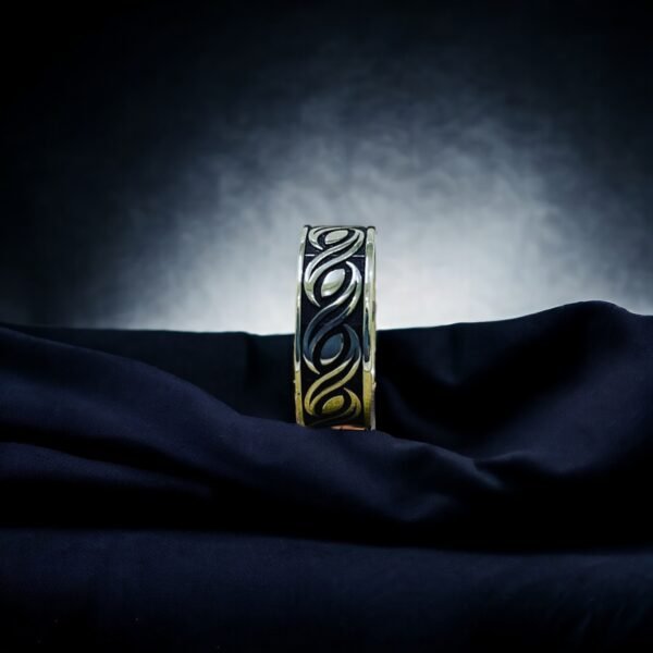 8 mm Lazer İşleme Gümüş Alyans