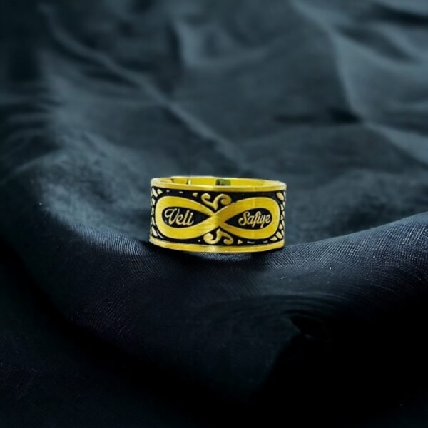 İsimli Sonsuzluk Gümüş Alyans