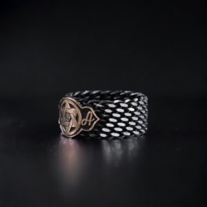 Süleyman Mührü Örgü Gümüş Alyans