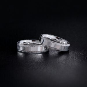 Eşlere Özel Gümüş Çift Alyans