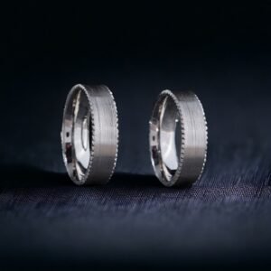 Eşlere Özel Gümüş Çift Alyans