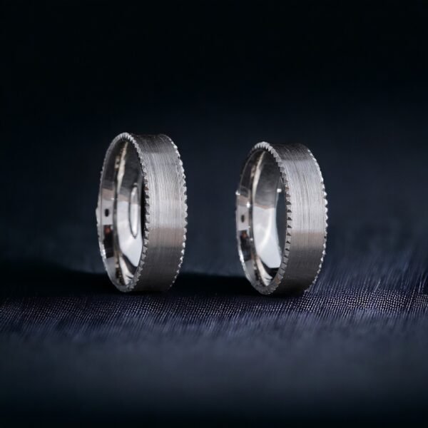 Eşlere Özel Gümüş Çift Alyans