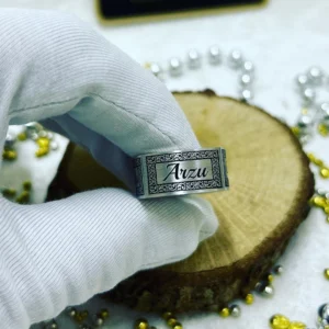 4 İsimli Gümüş Alyans