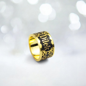 İsimli Gümüş Çift Alyans