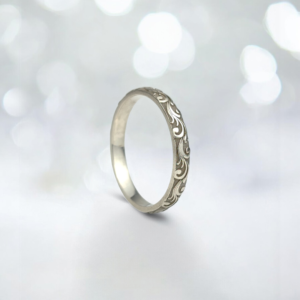 3 mm Motifli Çift Alyans