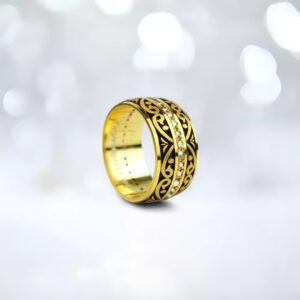 Bay Bayan Motifli Çift Alyans