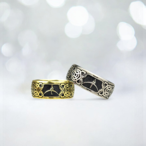 Celtic Motifli Çift Alyans