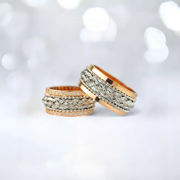 Bay Bayan Gümüş Çift Alyans